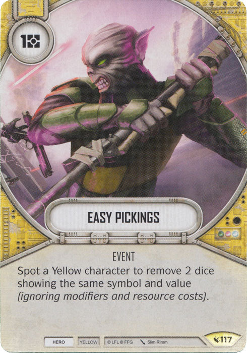 Easy Pickings (LEG) Uncommon Star Wars Destiny Fantasy Flight Games   