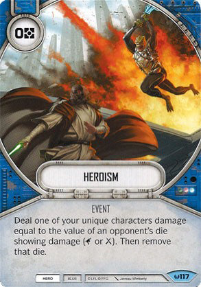 Heroism (AWK) Common Star Wars Destiny Fantasy Flight Games   