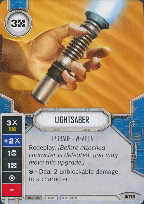 Lightsaber (CONV) Starter Star Wars Destiny Fantasy Flight Games   