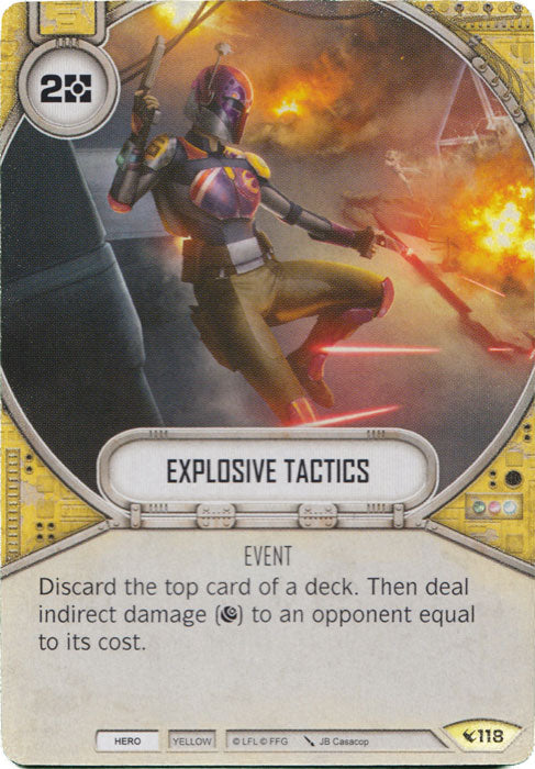 Explosive Tactics (LEG) Uncommon Star Wars Destiny Fantasy Flight Games   