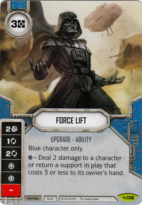 Force Lift (ATG) Rare Star Wars Destiny Fantasy Flight Games   