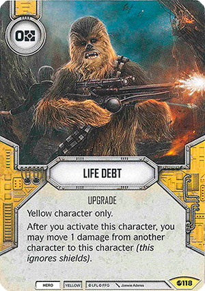 Life Debt (SoR) Uncommon Star Wars Destiny Fantasy Flight Games   