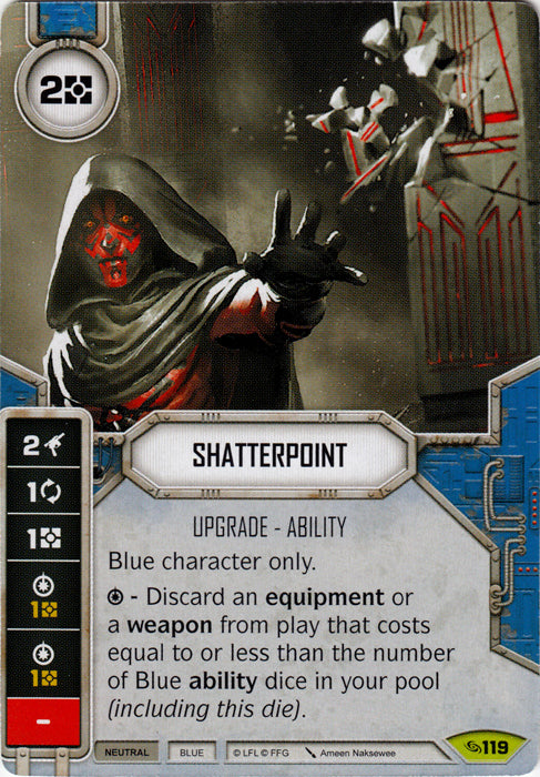 Shatterpoint (ATG) Rare Star Wars Destiny Fantasy Flight Games   