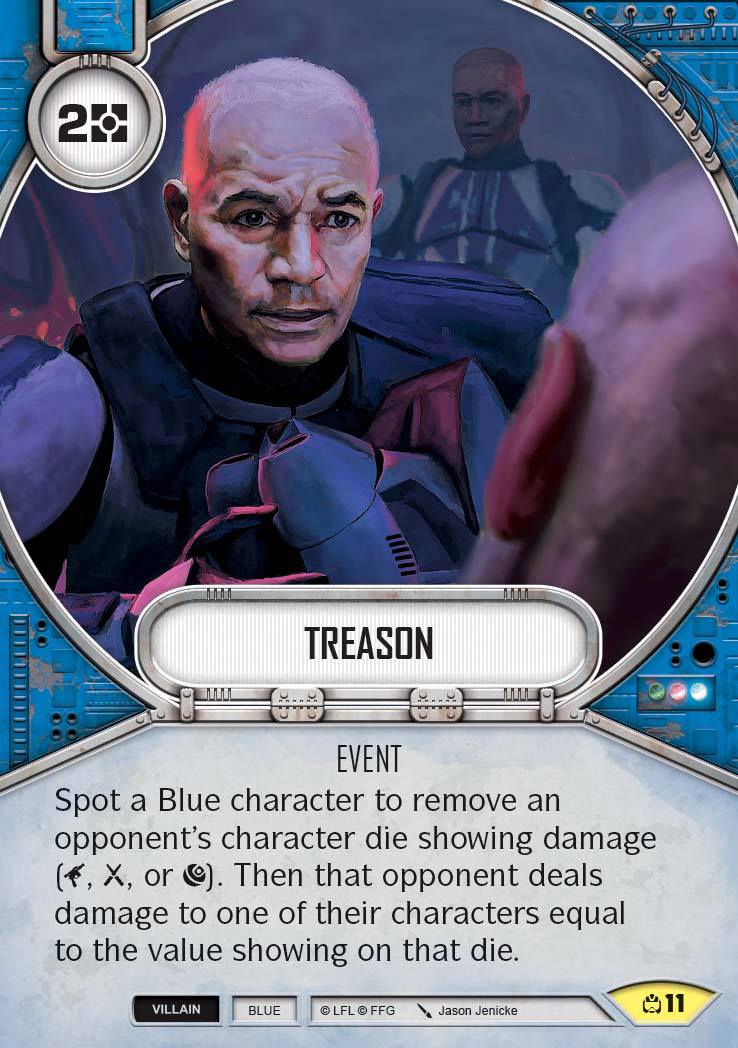 Treason (CM) Uncommon Star Wars Destiny Fantasy Flight Games   