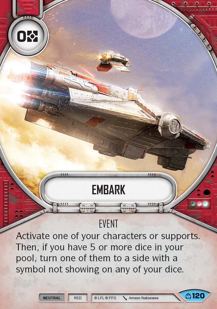 Embark (CM) Common Star Wars Destiny Fantasy Flight Games   