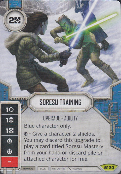Star Wars Destiny Soresu Training (CONV) Rare