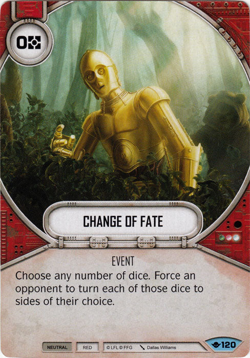 Change of Fate (WOTF) Common Star Wars Destiny Fantasy Flight Games   