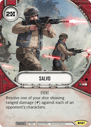 Salvo (SoR) Uncommon Star Wars Destiny Fantasy Flight Games   