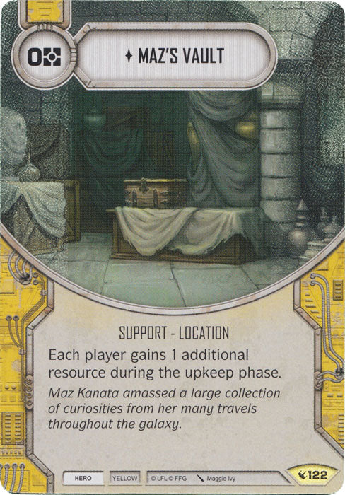 Maz's Vault (LEG) Uncommon Star Wars Destiny Fantasy Flight Games   