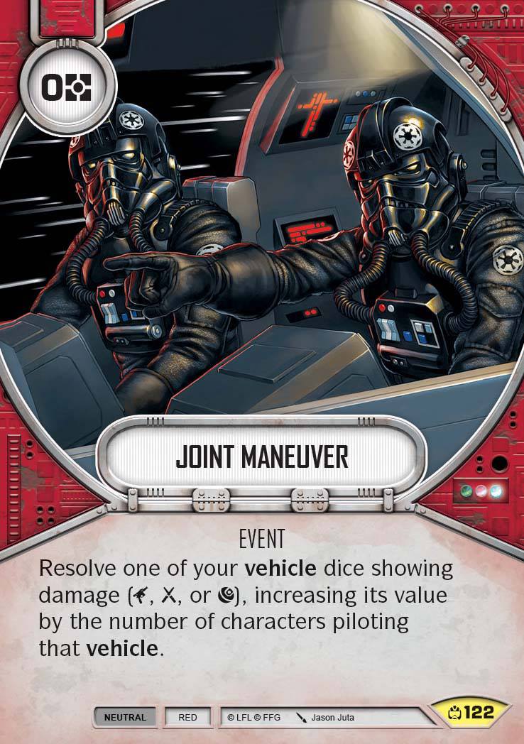 Joint Maneuver (CM) Uncommon Star Wars Destiny Fantasy Flight Games   
