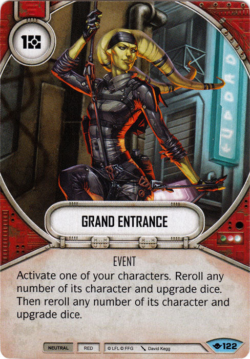 Grand Entrance (WOTF) Common Star Wars Destiny Fantasy Flight Games   