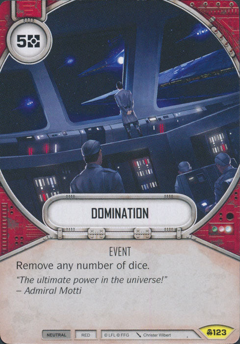 Domination (CONV) Uncommon Star Wars Destiny Fantasy Flight Games   