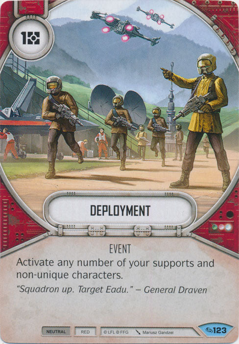 Deployment (ATG) Common Star Wars Destiny Fantasy Flight Games   