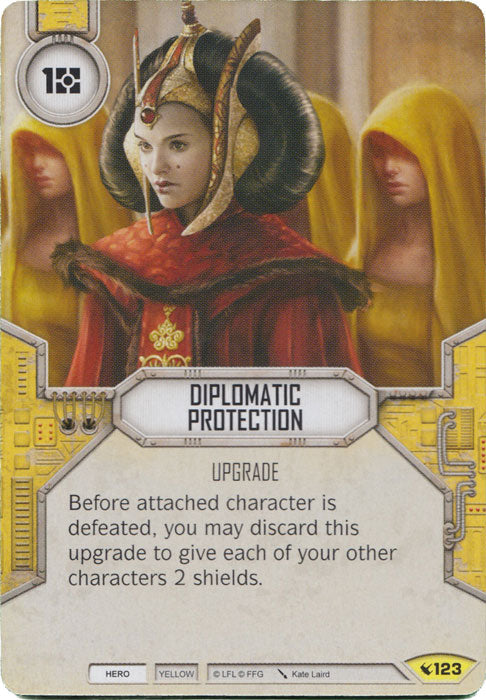 Diplomatic Protection (LEG) Uncommon Star Wars Destiny Fantasy Flight Games   