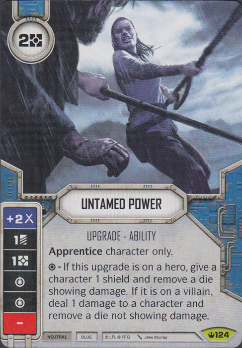 Untamed Power (SOH) Rare Star Wars Destiny Fantasy Flight Games   