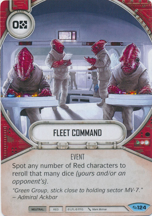 Fleet Command (ATG) Common Star Wars Destiny Fantasy Flight Games   