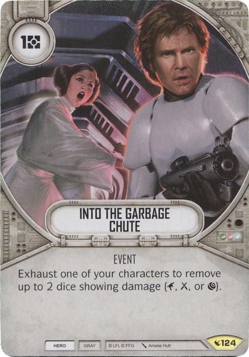 Into The Garbage Chute (LEG) Uncommon Star Wars Destiny Fantasy Flight Games   