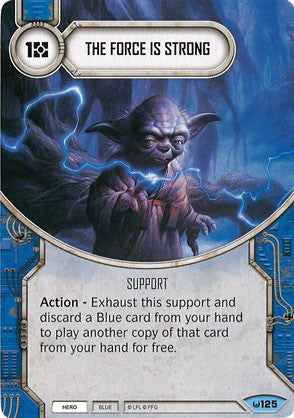 The Force is Strong (AWK) Common Star Wars Destiny Fantasy Flight Games   