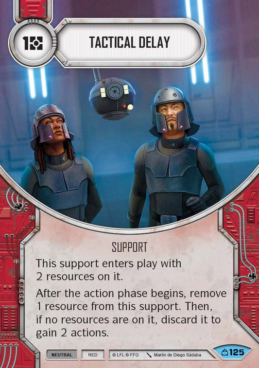 Tactical Delay (CM) Common Star Wars Destiny Fantasy Flight Games   