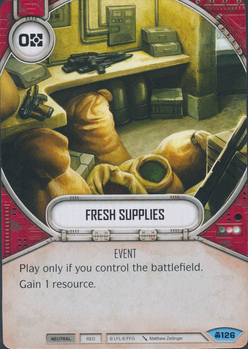 Fresh Supplies (CONV) Common Star Wars Destiny Fantasy Flight Games   