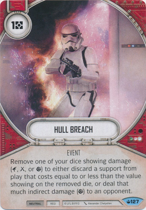 Hull Breach (SOH) Common Star Wars Destiny Fantasy Flight Games   