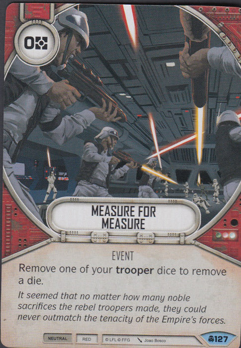 Measure for Measure (CONV) Common Star Wars Destiny Fantasy Flight Games   