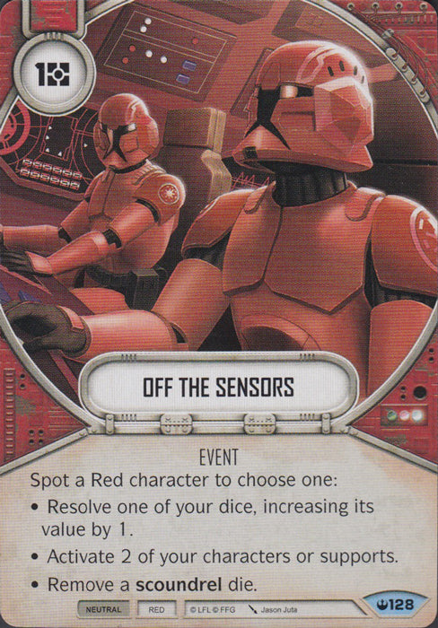 Off The Sensors (SOH) Common Star Wars Destiny Fantasy Flight Games   