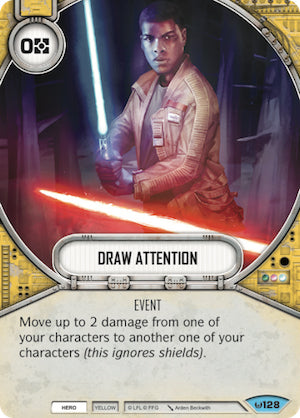 Draw Attention (AWK) Common Star Wars Destiny Fantasy Flight Games   