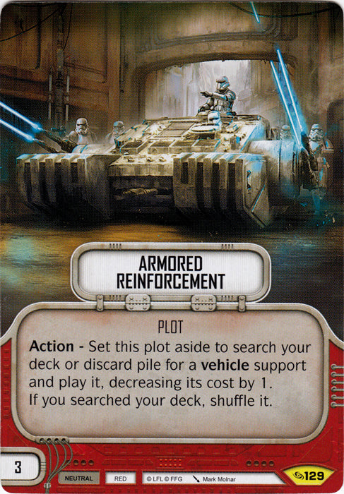 Armored Reinforcement (ATG) Uncommon Star Wars Destiny Fantasy Flight Games   