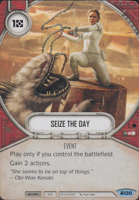 Seize the Day (CONV) Common Star Wars Destiny Fantasy Flight Games   