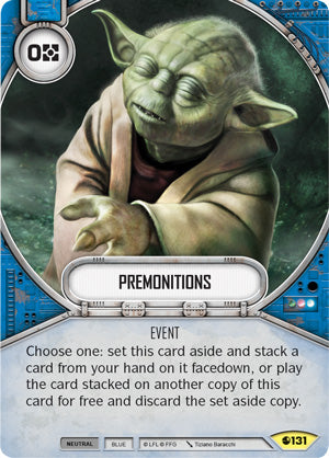 Premonitions (SoR) Uncommon Star Wars Destiny Fantasy Flight Games   