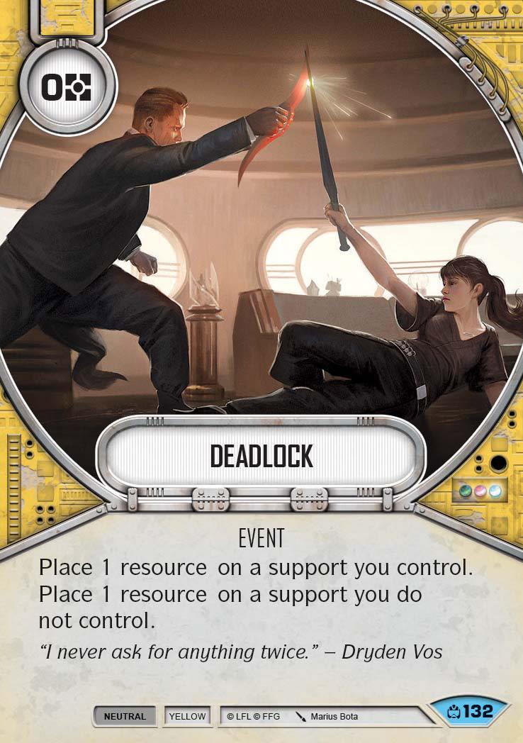 Deadlock (CM) Common Star Wars Destiny Fantasy Flight Games   