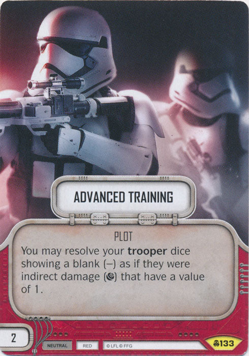 Advanced Training (CONV) Uncommon Star Wars Destiny Fantasy Flight Games   
