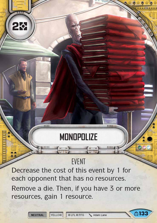 Monopolize (CM) Common Star Wars Destiny Fantasy Flight Games   