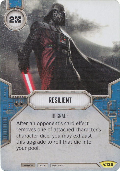 Resilient (LEG) Uncommon Star Wars Destiny Fantasy Flight Games   