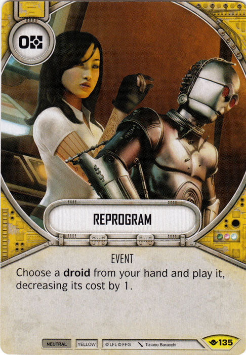 Reprogram (WotF) Uncommon Star Wars Destiny Fantasy Flight Games   