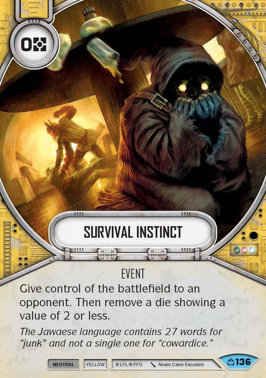 Survival Instinct (CM) Common Star Wars Destiny Fantasy Flight Games   