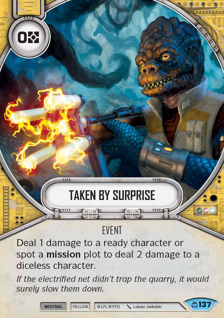 Taken By Surprise (CM) Common Star Wars Destiny Fantasy Flight Games   