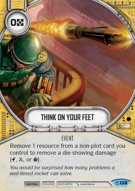 Think On Your Feet (CM) Common Star Wars Destiny Fantasy Flight Games   