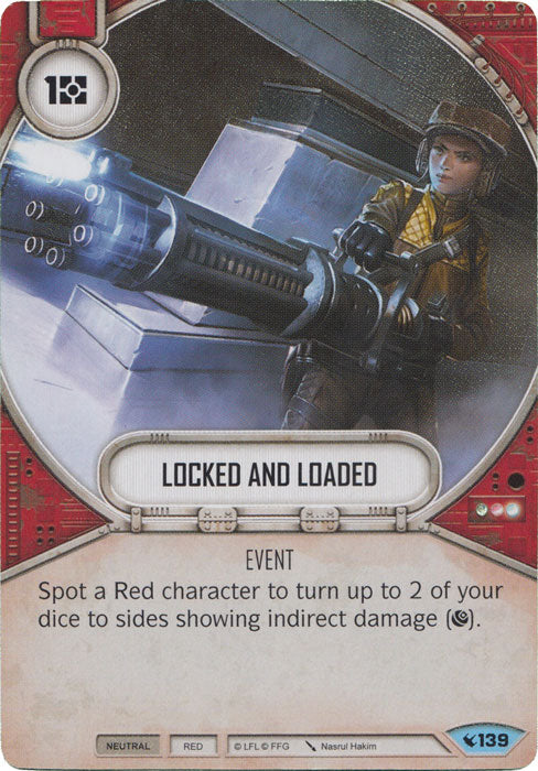 Locked and Loaded (LEG) Common Star Wars Destiny Fantasy Flight Games   