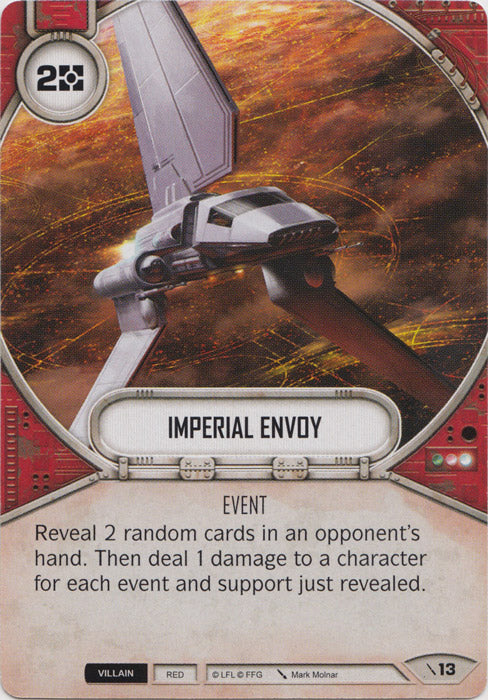 Imperial Envoy (2PG) Starter Star Wars Destiny Fantasy Flight Games   