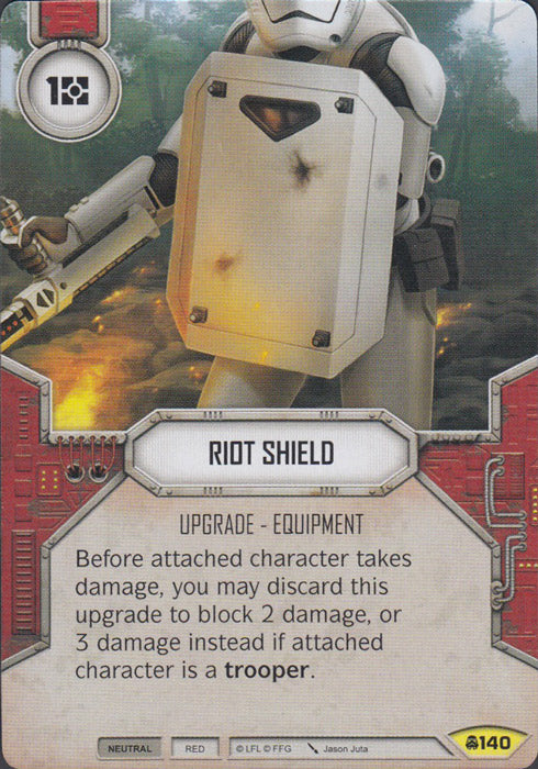 Riot Shield (CONV) Uncommon Star Wars Destiny Fantasy Flight Games   