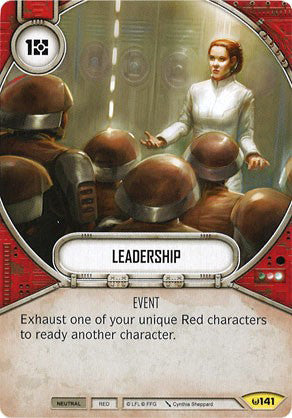 Leadership (AWK) Uncommon Star Wars Destiny Fantasy Flight Games   