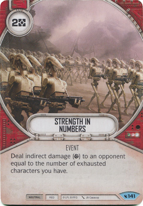Strength in Numbers (LEG) Common Star Wars Destiny Fantasy Flight Games   