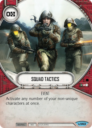 Squad Tactics (AWK) Common Star Wars Destiny Fantasy Flight Games   