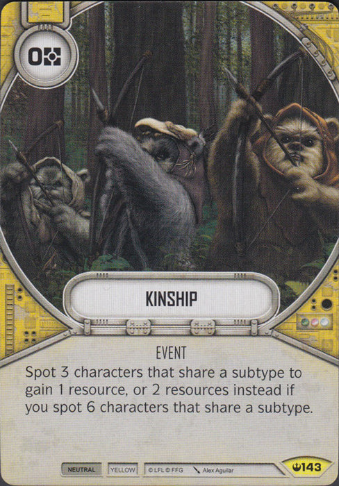 Kinship (SOH) Uncommon Star Wars Destiny Fantasy Flight Games   