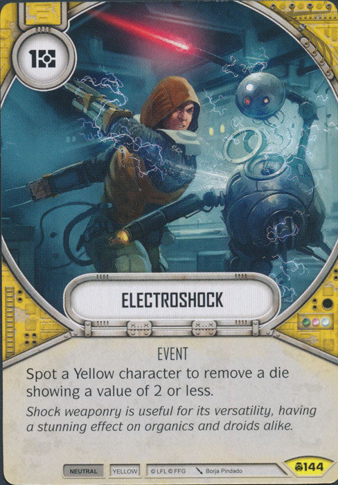 Electroshock (CONV) Uncommon Star Wars Destiny Fantasy Flight Games   