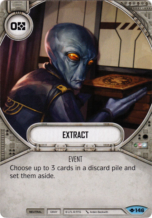 Extract (WOTF) Common Star Wars Destiny Fantasy Flight Games   