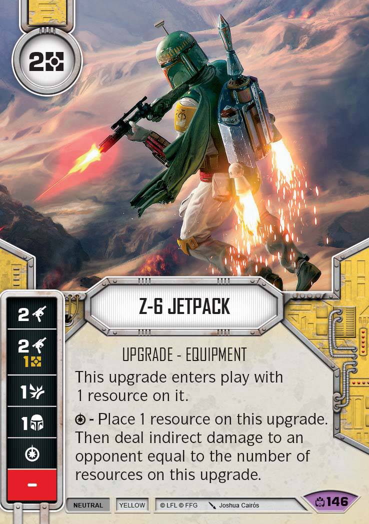 Z-6 Jetpack (CM) Legendary Star Wars Destiny Fantasy Flight Games   