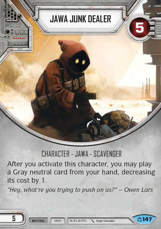 Jawa Junk Dealer (CM) Common Star Wars Destiny Fantasy Flight Games